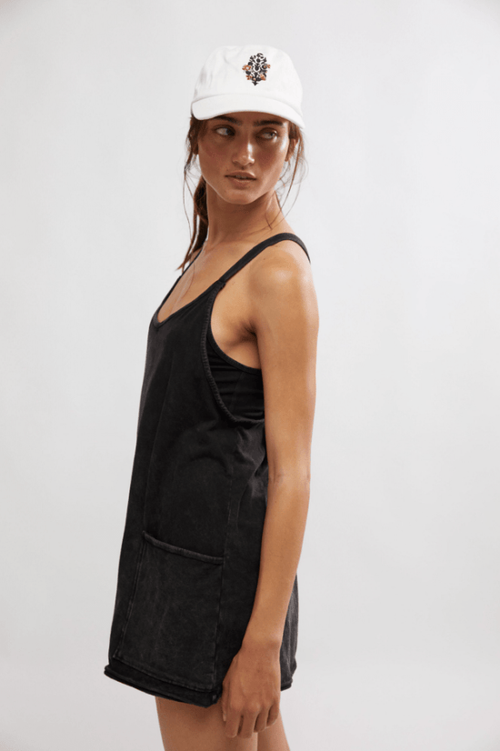 Load image into Gallery viewer, Free People: Hot Shot Mini Dress - Black - Revel Boutique
