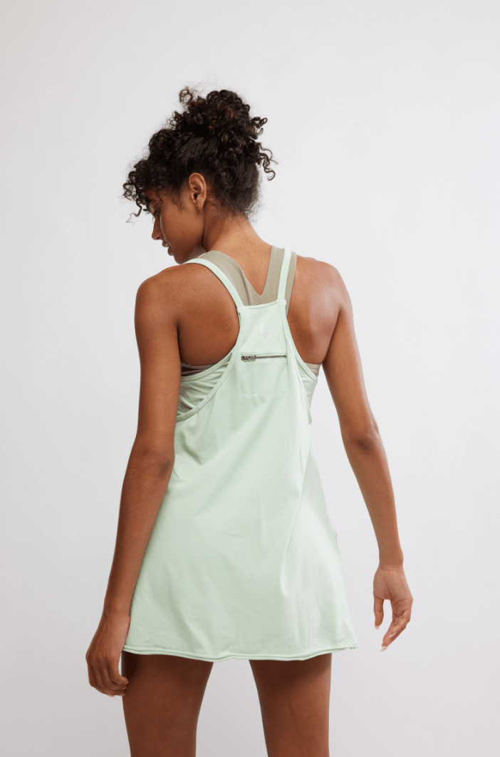 Free People: Hot Shot Mini Dress - Pistachio - Revel Boutique