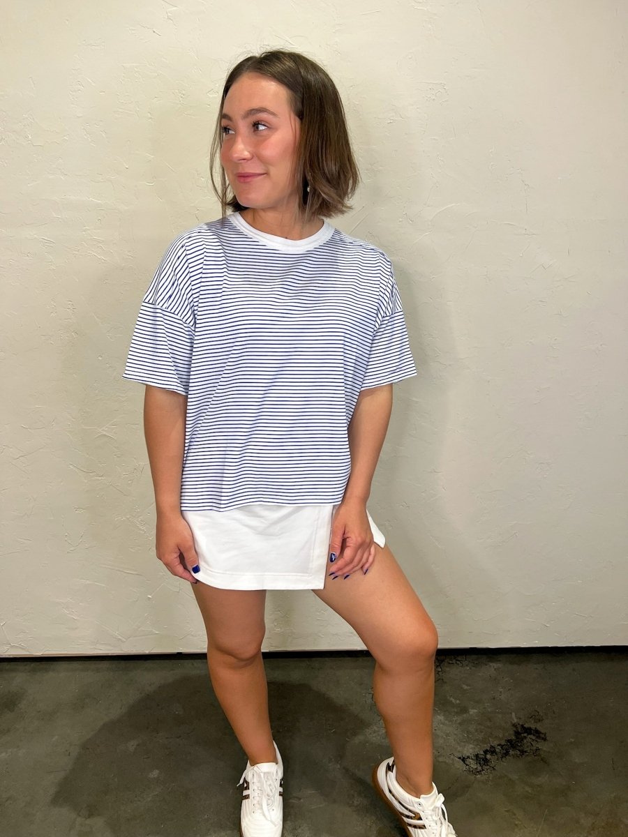 Free People: Hot Shot Mini Skort - Ivory - Revel Boutique