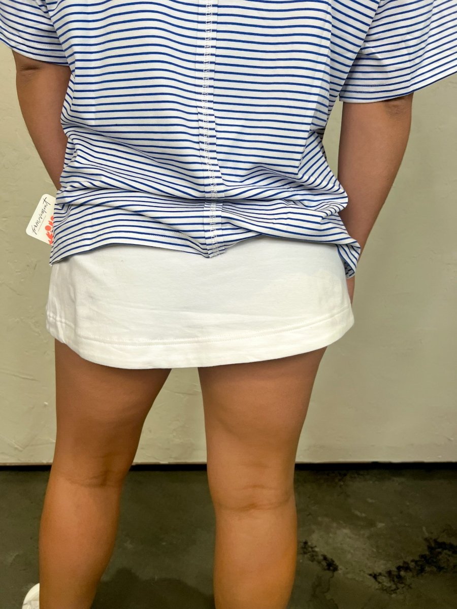 Free People: Hot Shot Mini Skort - Ivory - Revel Boutique