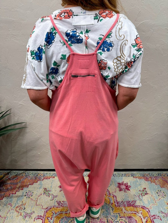 Free People: Hot Shot Onesie - Hibiscus - Revel Boutique