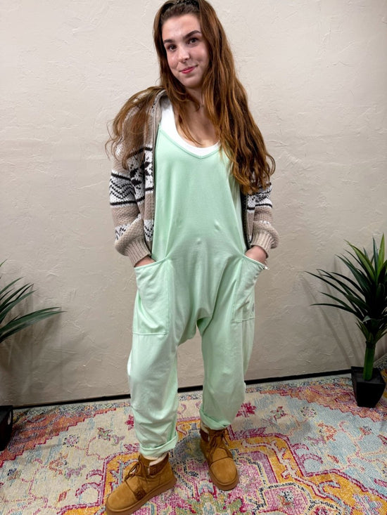 Free People: Hot Shot Onesie - Pistachio - Revel Boutique
