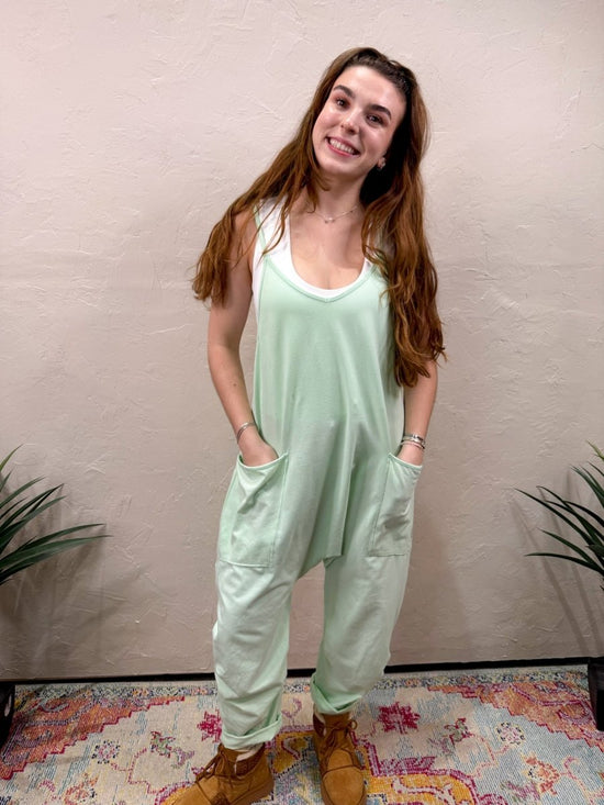 Free People: Hot Shot Onesie - Pistachio - Revel Boutique