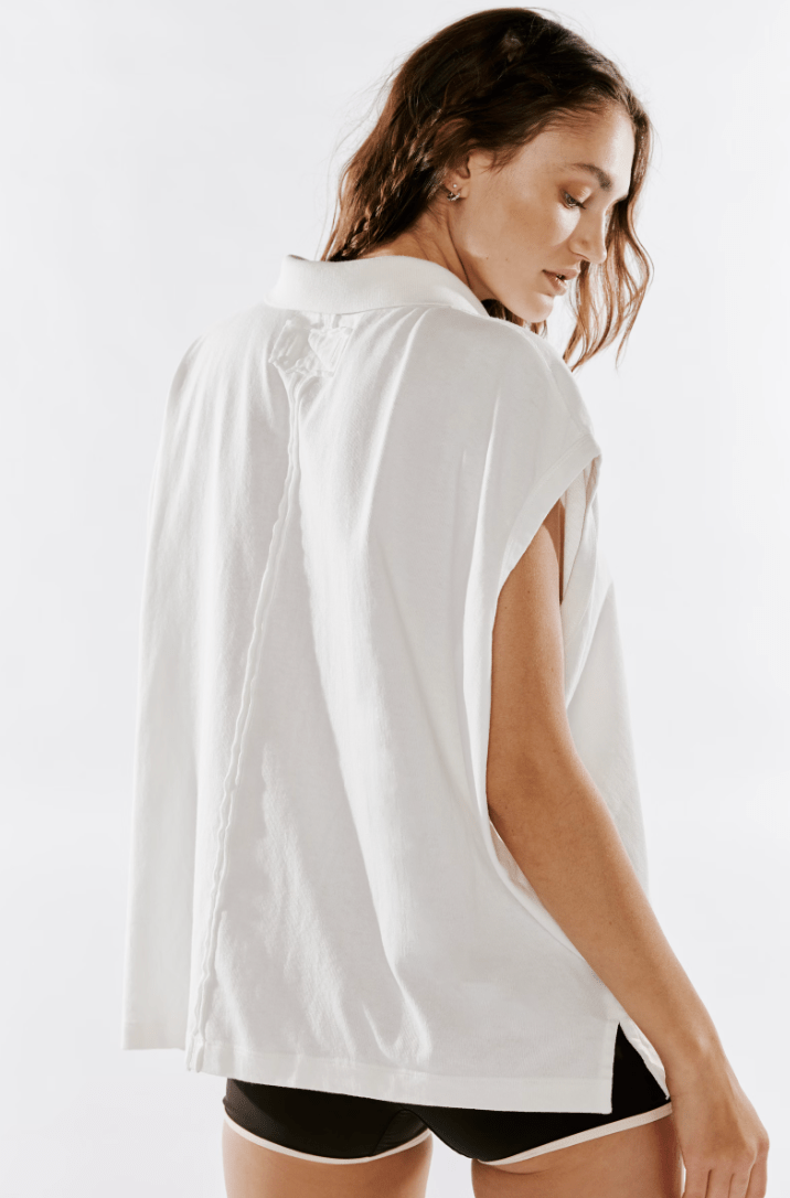 Free People: Keep On Polo - Clean Ivory - Revel Boutique