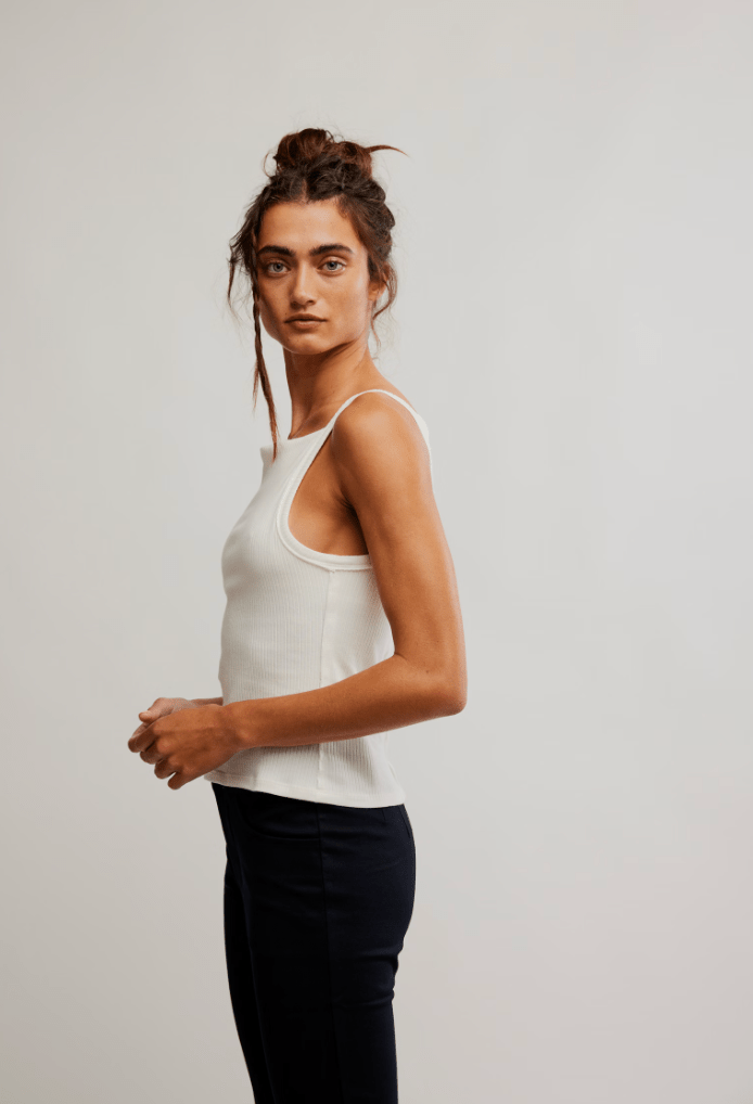 Free People: Mia Tank - Clean Ivory - Revel Boutique