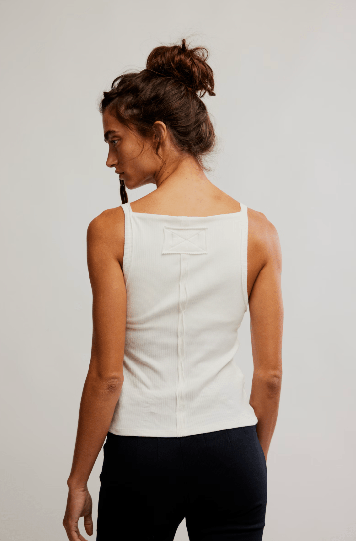 Free People: Mia Tank - Clean Ivory - Revel Boutique