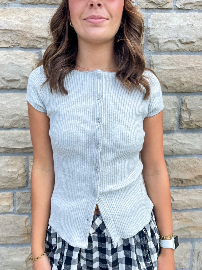 Free People: Most Wanted Cardi - Heather Gray - Revel Boutique