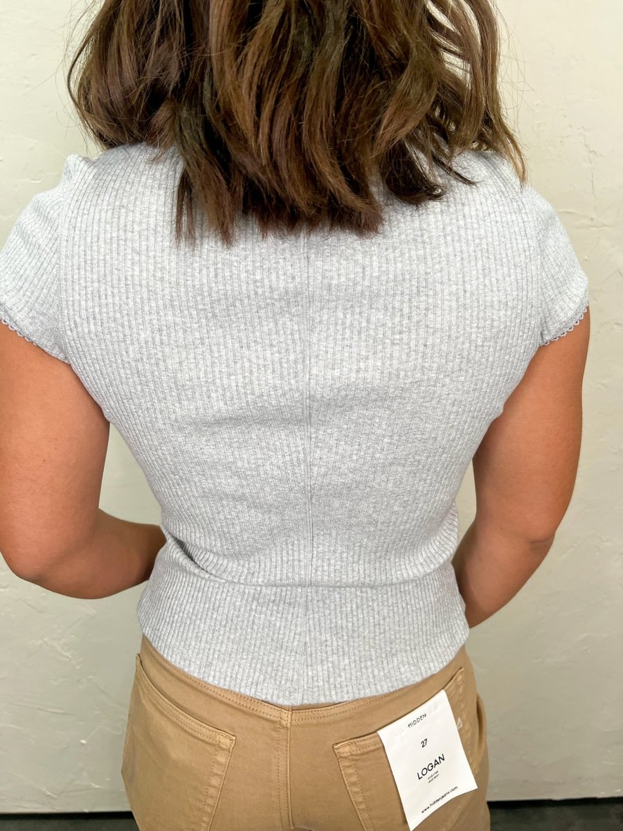 Free People: Most Wanted Cardi - Heather Gray - Revel Boutique