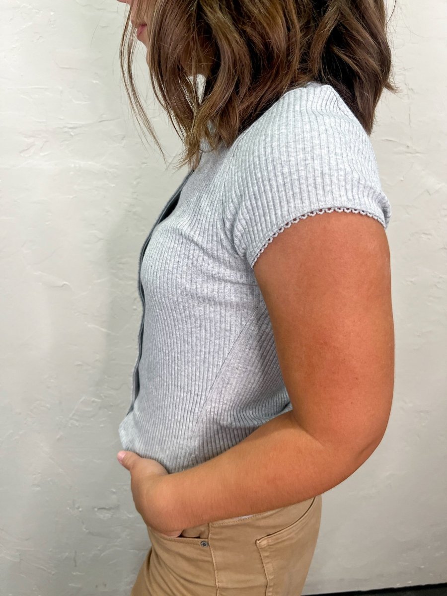 Free People: Most Wanted Cardi - Heather Gray - Revel Boutique