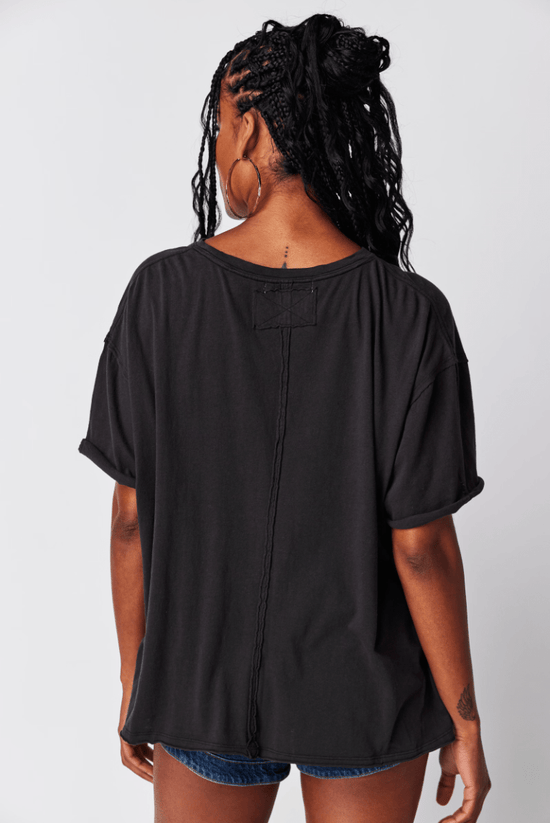 Free People: Nina Tee - Black - Revel Boutique