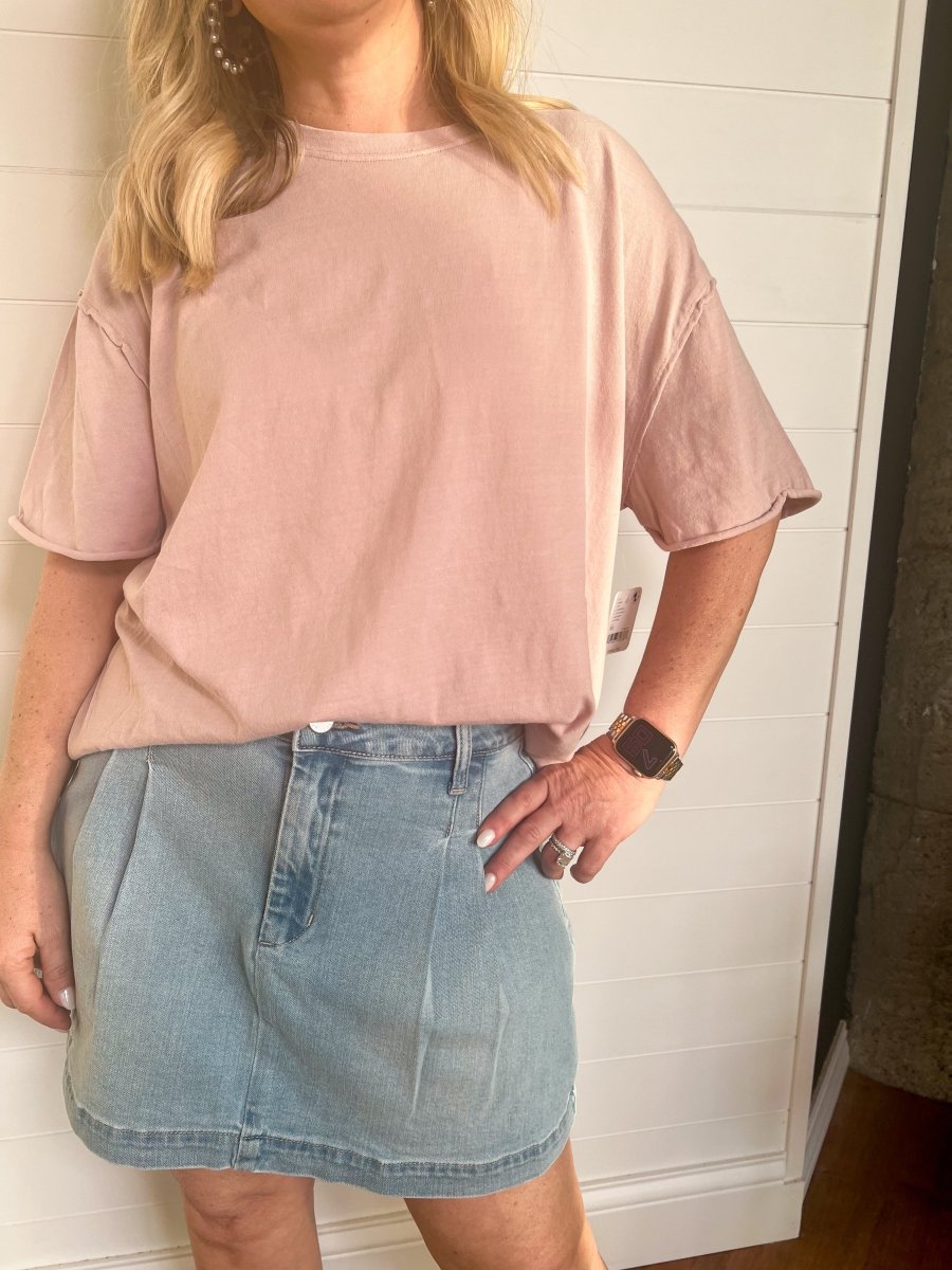 Free People: Nina Tee - Cashmere - Revel Boutique