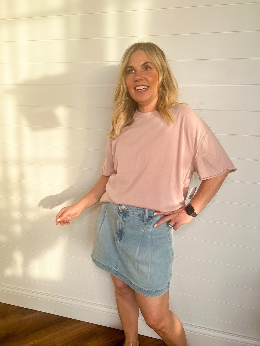 Free People: Nina Tee - Cashmere - Revel Boutique
