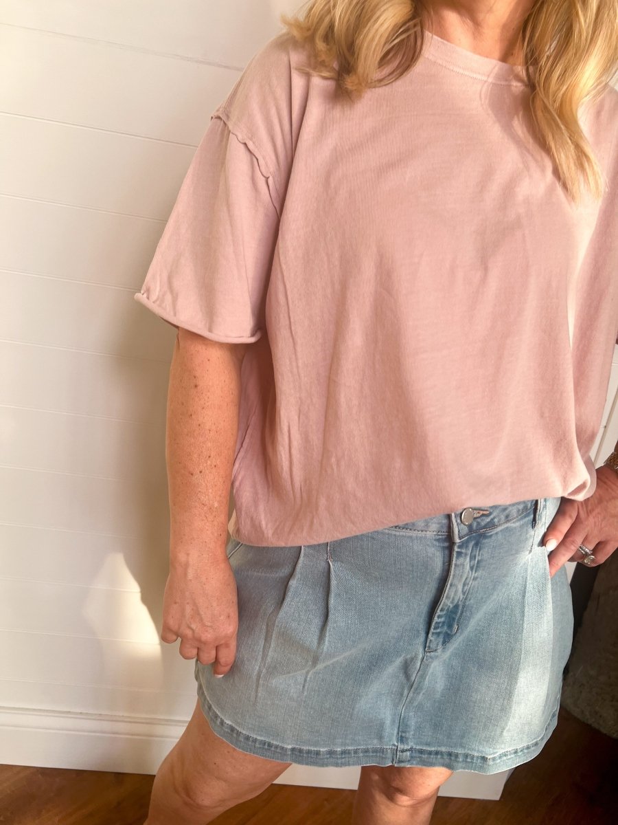 Free People: Nina Tee - Cashmere - Revel Boutique