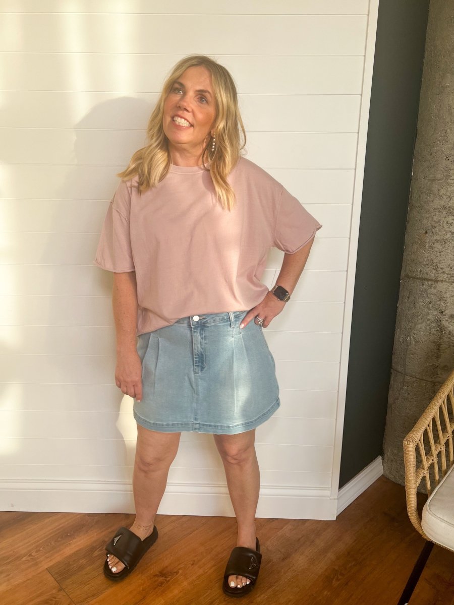 Free People: Nina Tee - Cashmere - Revel Boutique
