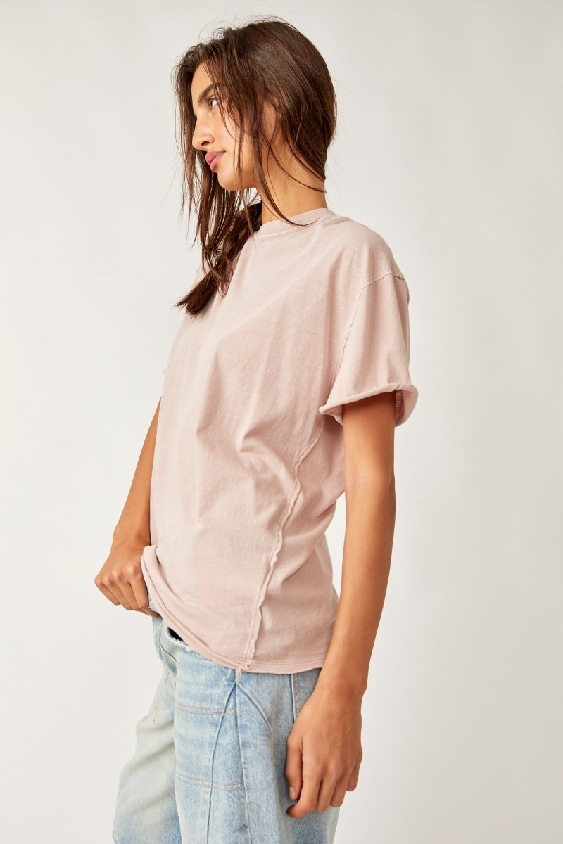 Free People: Nina Tee - Cashmere - Revel Boutique