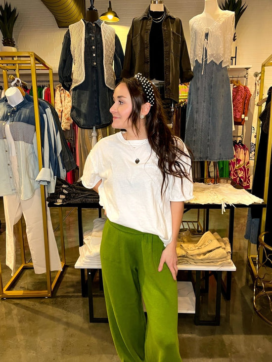 Free People: Nina Tee - Ivory - Revel Boutique