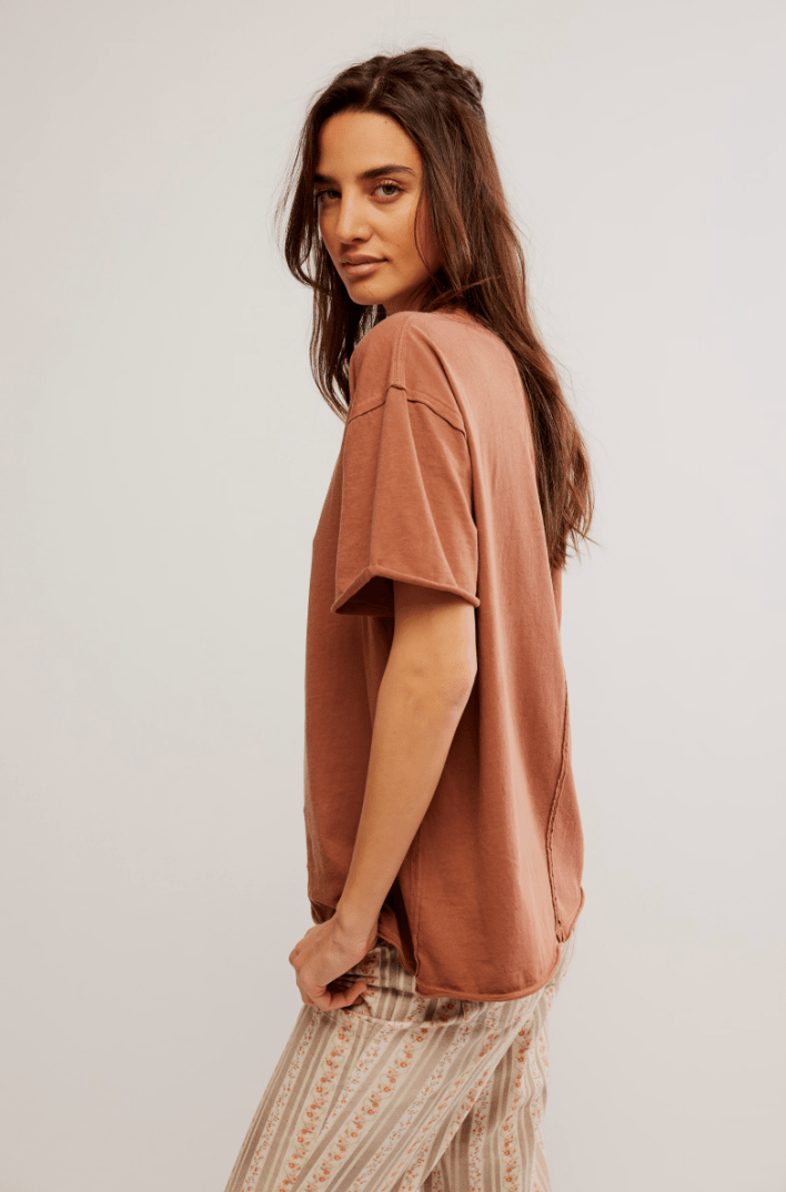 Free People: Nina Tee - Tortoiseshell - Revel Boutique