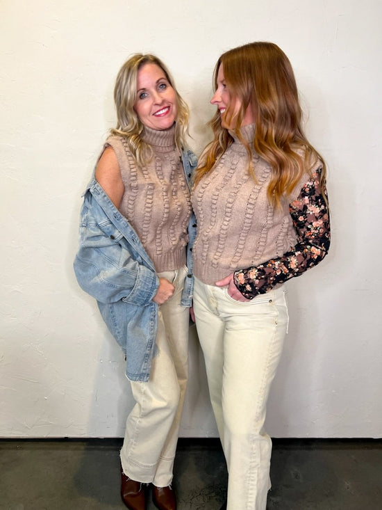 Load image into Gallery viewer, Free People: Risk Taker Mid - Rise Straight - Ecru - Revel Boutique
