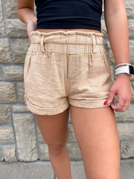Free People: Solar Flare Shorts - Warm Sand - Revel Boutique