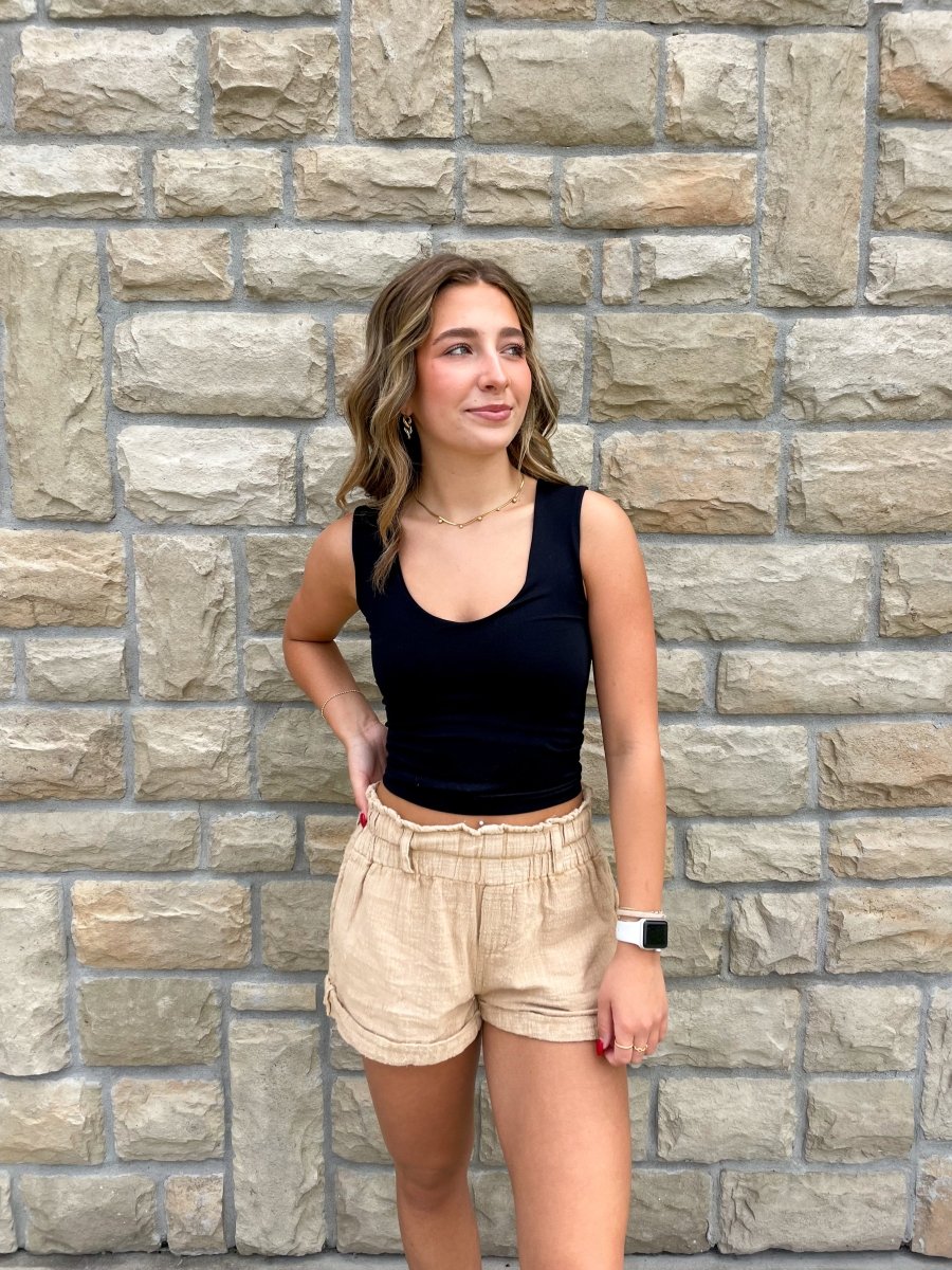 Free People: Solar Flare Shorts - Warm Sand - Revel Boutique