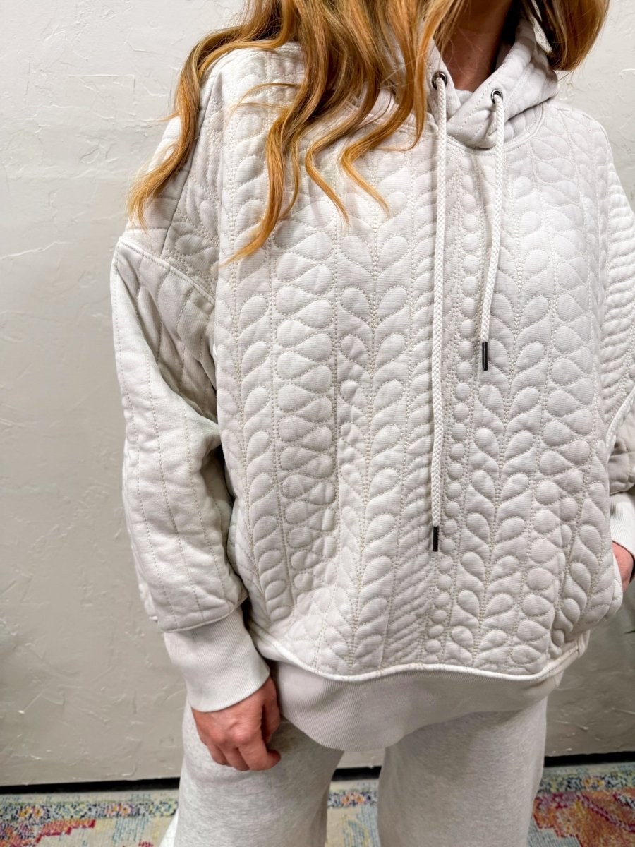 Free People: Sprint to the Finish Quilted Hoodie - Homeplate - Revel Boutique