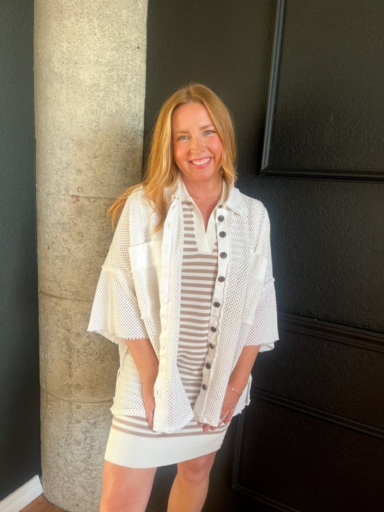 Free People: Stay On Shirt - Ivory - Revel Boutique