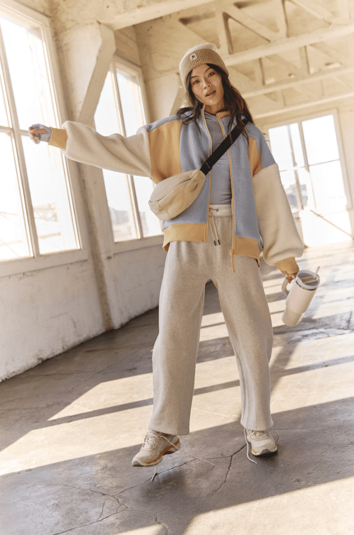Free People: You Wish Pants - Heather Gray - Revel Boutique