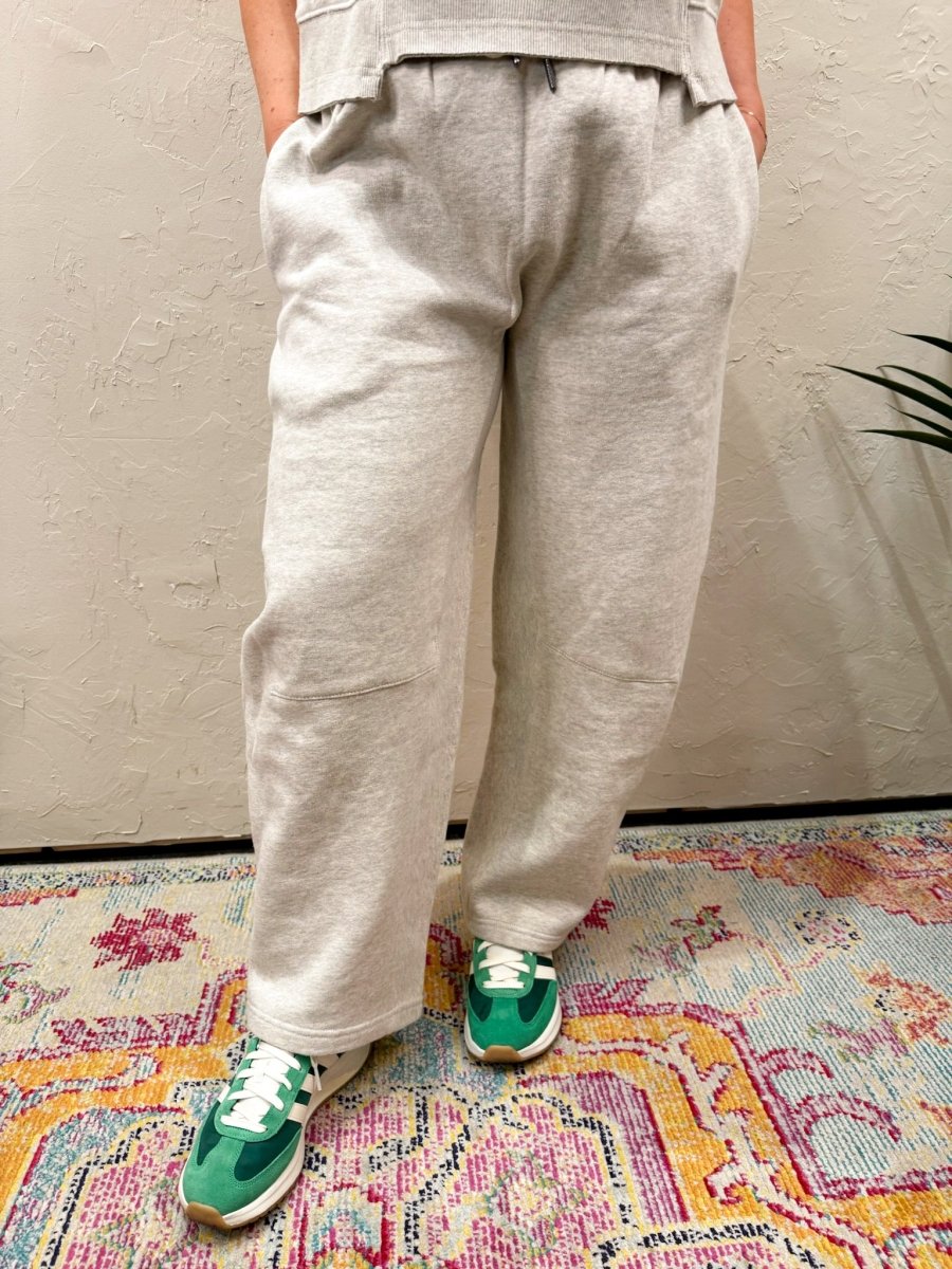 Free People: You Wish Pants - Heather Gray - Revel Boutique