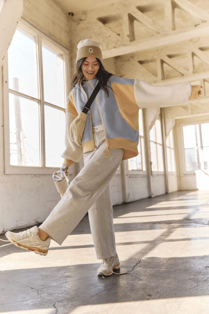 Free People: You Wish Pants - Heather Gray - Revel Boutique