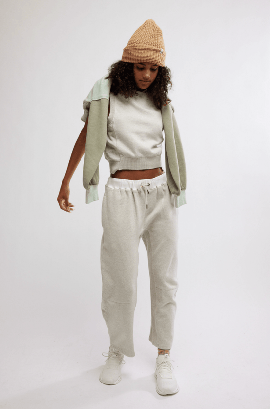 Load image into Gallery viewer, Free People: You Wish Pants - Heather Gray - Revel Boutique
