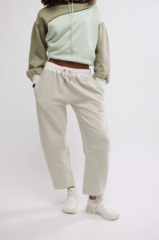 Load image into Gallery viewer, Free People: You Wish Pants - Heather Gray - Revel Boutique
