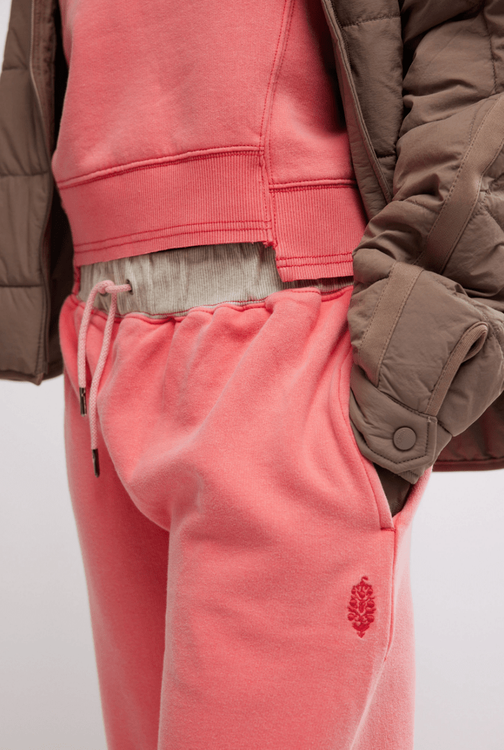 Free People: You Wish Pants - Hibiscus - Revel Boutique