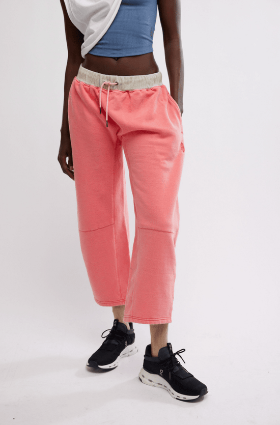 Free People: You Wish Pants - Hibiscus - Revel Boutique