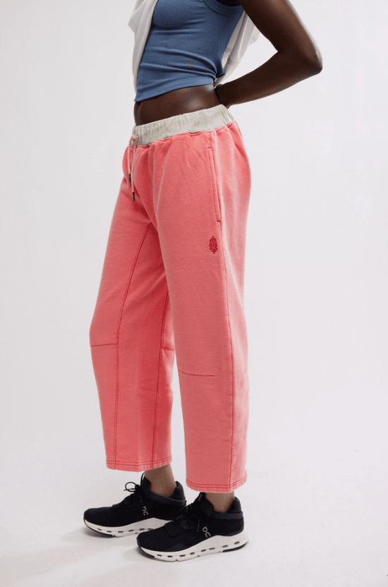 Free People: You Wish Pants - Hibiscus - Revel Boutique