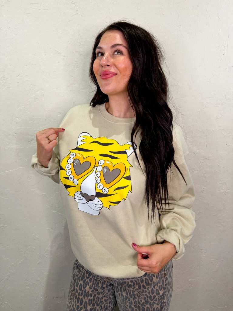 Friendship Sunnie Tiger Sweatshirt - Revel Boutique