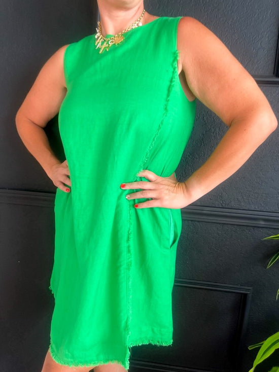 FRNCH: Amalya Dress - Green - Revel Boutique