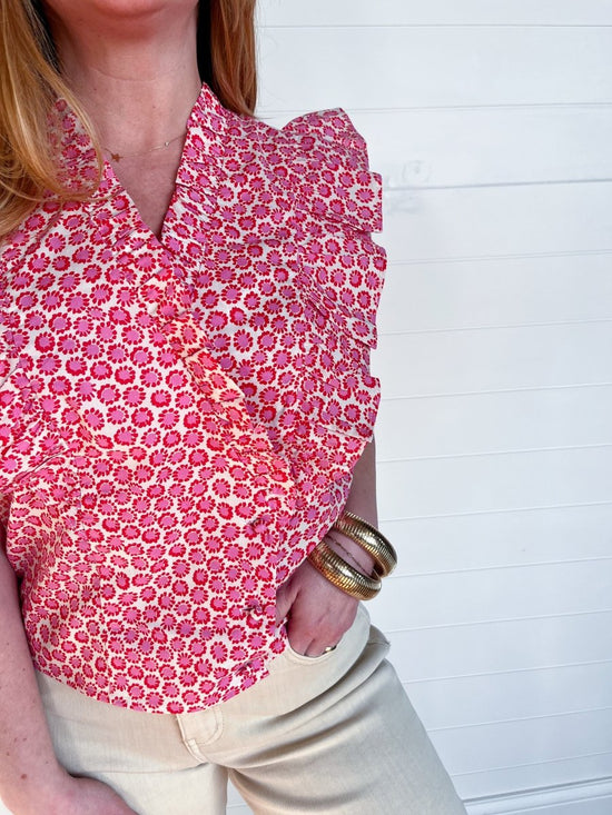 FRNCH: Taya Woven Blouse - Revel Boutique