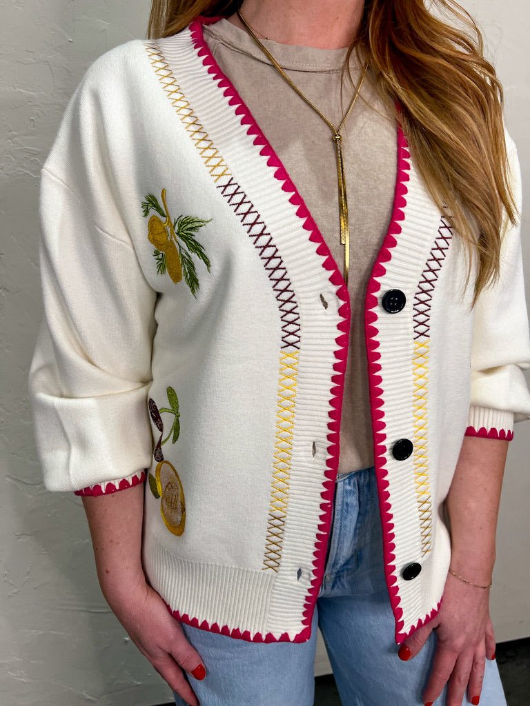 Fruit Loop Cardigan - Revel Boutique