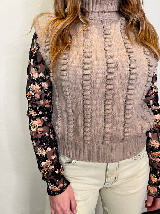 Garden Party Lace Mesh Top - Black - Revel Boutique