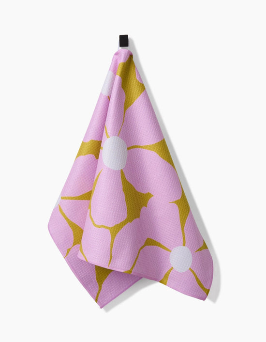 Load image into Gallery viewer, Geometry: Bloom Mom Tea Towel - Revel Boutique
