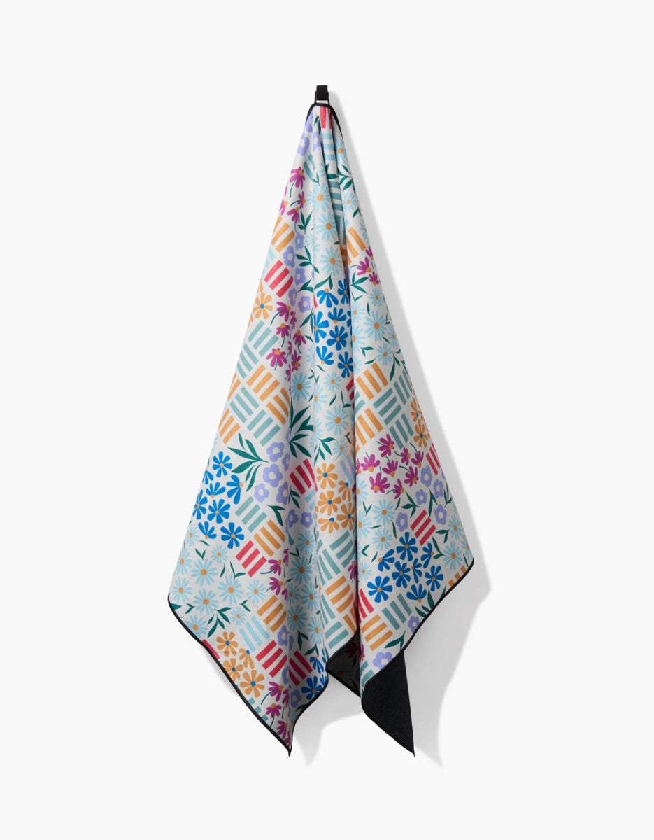Geometry: Floral Garden Beach Towel - Revel Boutique
