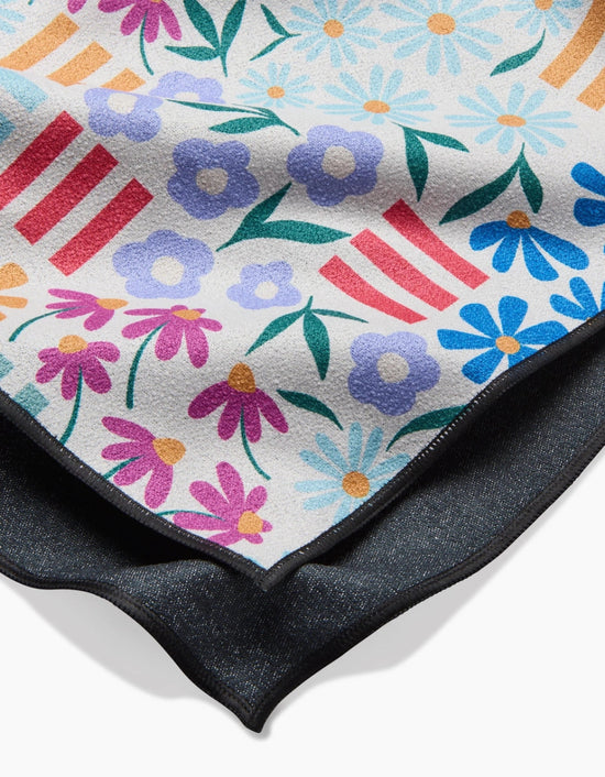 Geometry: Floral Garden Beach Towel - Revel Boutique