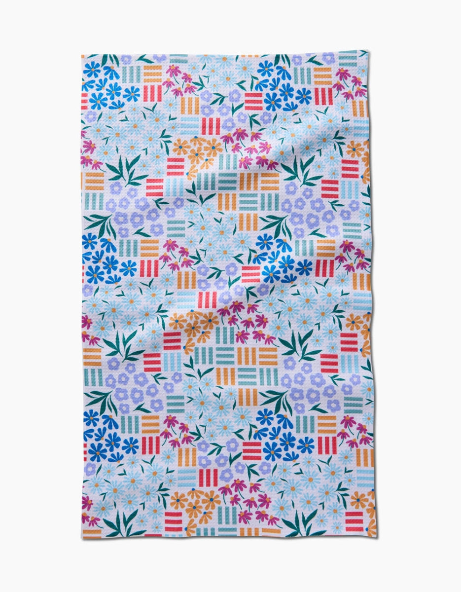 Geometry: Floral Garden Tea Towel - Revel Boutique
