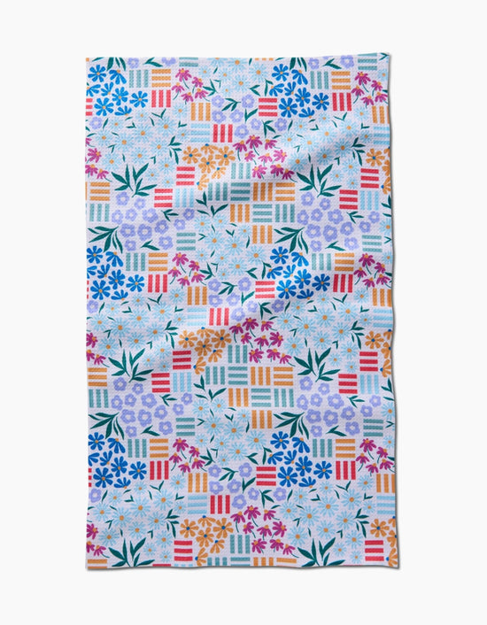 Geometry: Floral Garden Tea Towel - Revel Boutique