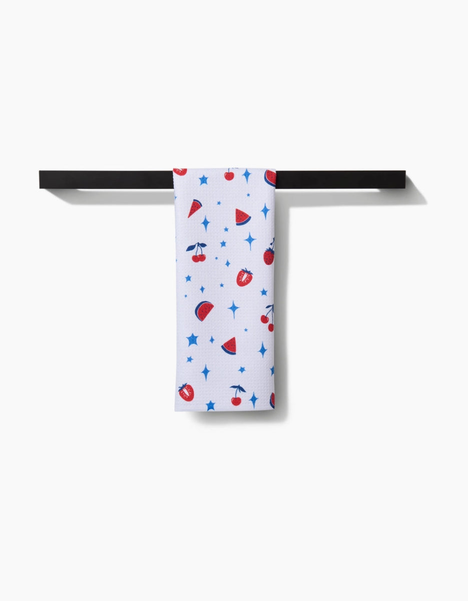 Geometry: Fruit Sparkle Toss Tea Towel - Revel Boutique