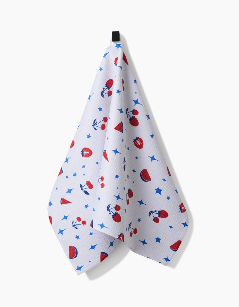 Geometry: Fruit Sparkle Toss Tea Towel - Revel Boutique