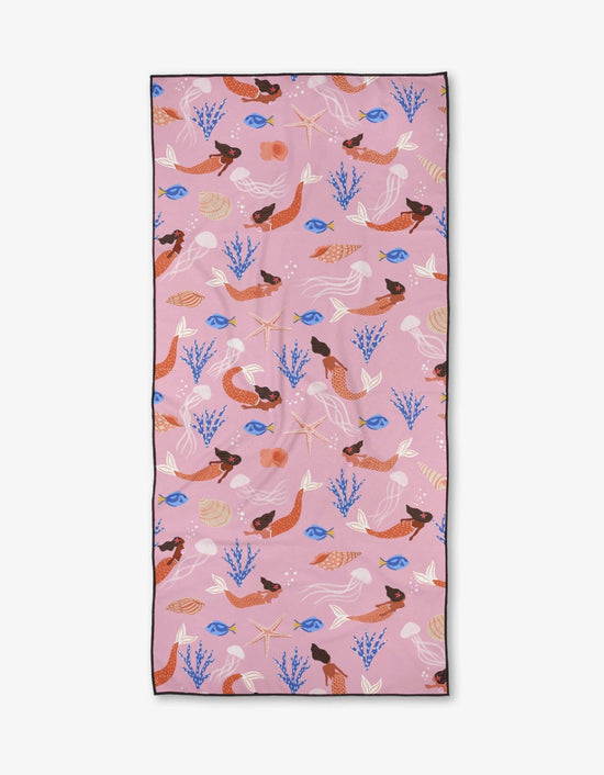 Geometry: Mermaid Shells Beach Towel - Revel Boutique
