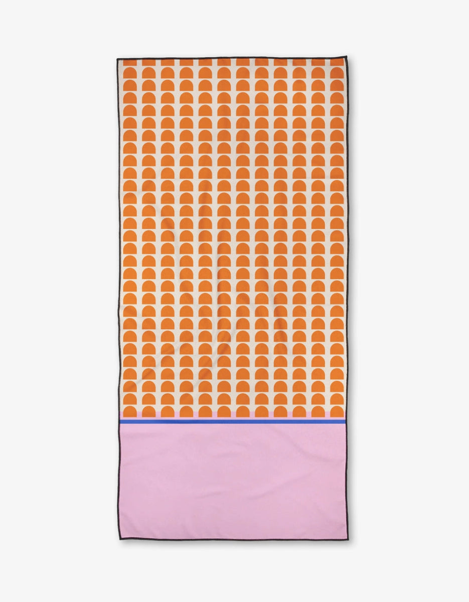 Geometry: Pink Illusion Beach Towel - Revel Boutique