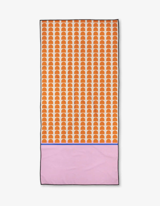 Geometry: Pink Illusion Beach Towel - Revel Boutique