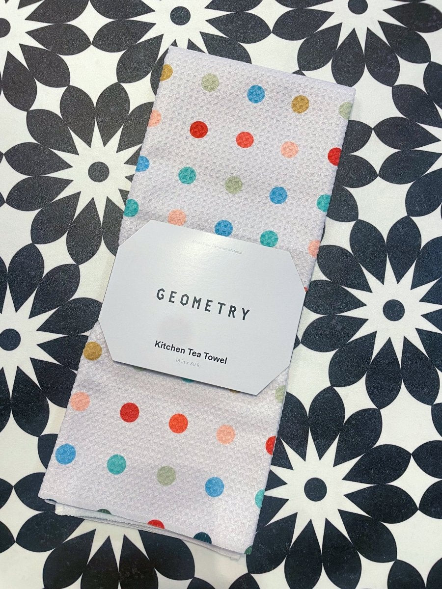 Geometry: Retro Dot Tea Towel - Revel Boutique